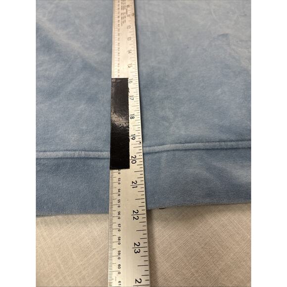 Baby Blue Velour Y2K Style Zip Hoodie Softcore Juicy Style Tracksuit Top Lg - Picture 12 of 13